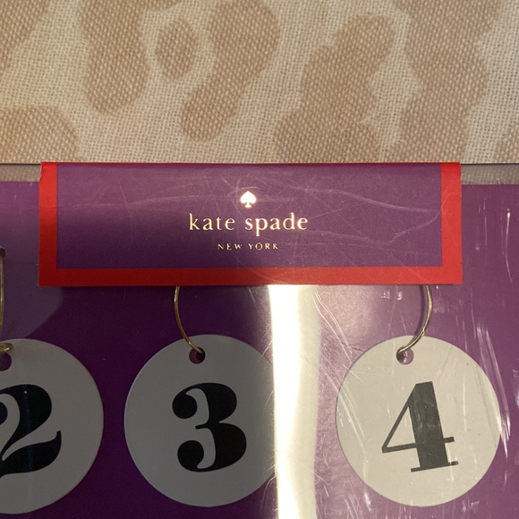 Set of 10 Kate Spade drink tags - Picture 2 of 3